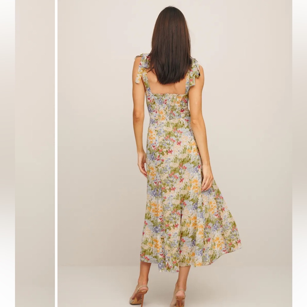 Reformation Multicolor Floral Midi Dress - Picture 3 of 5